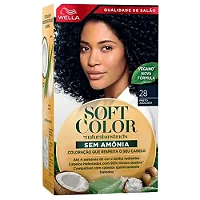 Kit Tintura Soft Color Preto Azulado 28