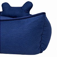 Cama Pet Suede Premium Impermeavel Pequena Cor:Azul