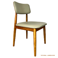 Cadeira LIZ | Modelo torneado com laminado