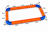KIt circuito pista hot weels + de 2 metros de pista