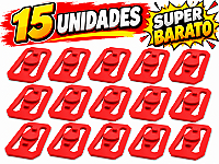 Kit 15 Conectores vermelho para Pista Hot Wheels Compatível Impressão 3D