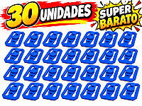 Kit 30 Conectores azul para Pista Hot Wheels Compatível Impressão 3D