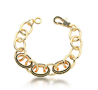 Pulseira Elos Grandes Com Zirc