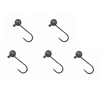 CHUMBADA ANZOL JIG HEAD 3/0 90° ESFERICO 4G NATURAL 5UN