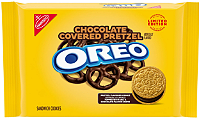 OREO Chocolate Covered Pretzel Sandwich Cookies, Limited Edition
