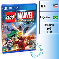 Lego Marvel Super Heroes - Jogo usado PS4