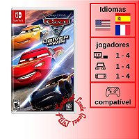 Jogo Carros 3: Correndo Para Vencer - Ps4 - Jogos de Aventura