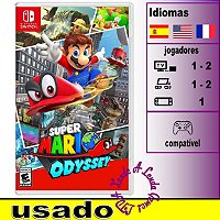 Cartucho para Nintendo Switch / Super Mário Odyssey. Mídia Física, Jogo de  Videogame Nintendo Switch Usado 86349784