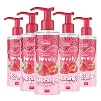 Face Beautiful - Hidratante Morango Colageno FB488 - 12 Und