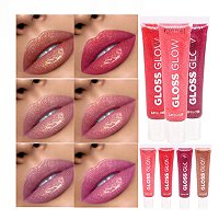 Pink 21 - Lip Gloss Glow Glitter CS4514 - 6 Und