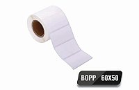 10 rolos Etiqueta Bopp Adesiva Premium 60x50 (mm) 400 etiquetas por rolo