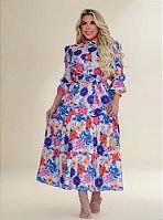 Vestido Chemise Maxi Midi Madrinha Terra Prometida
