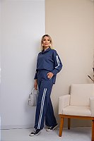 Conjunto Moletom Virginia - Azul - Madame Ninna - loja online de