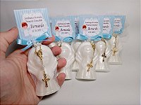 Lembrancinha de Batizado Menina, Sabonete Anjinho com Mini Terço - DNA  Aromas - Lembrancinhas e Presentes Personalizados