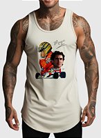 REGATA MASCULINA ALGODÃO PREMIUM - AYRTON SENNA