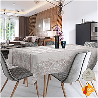 Toalha de Mesa Termica 1,40 de Largura - Linho Renda Floral