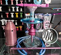 PROMOÇÃO - Kit Completo Anubis Rose Fosco - Tabacaria Murtada Hookah