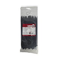Abraçadeira Nylon Preta 200x3,6mm 100 Unidades Nove54 - ATM
