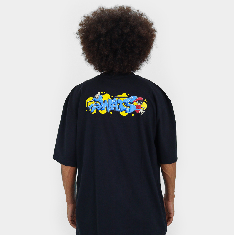★ワワ★ Camiseta Wats Collab Resk12 Preta | Bang Life Skate Shop - Bang