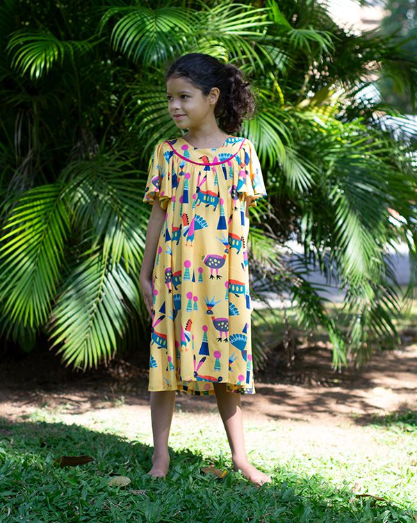 VESTIDO SOLTINHO ÓTIMO CAIMENTO GARANTIA DE CONFORTO E QUALIDADE ESTAMPADO COLORIDO - Pano pra Manga - Roupas Infantis leves e confortáveis VESTIDO SOLTINHO ÓTIMO CAIMENTO GARANTIA DE CONFORTO E QUALIDADE ESTAMPADO COLORIDO - Pano pra Manga - Roupas Infantis leves e confortáveis
