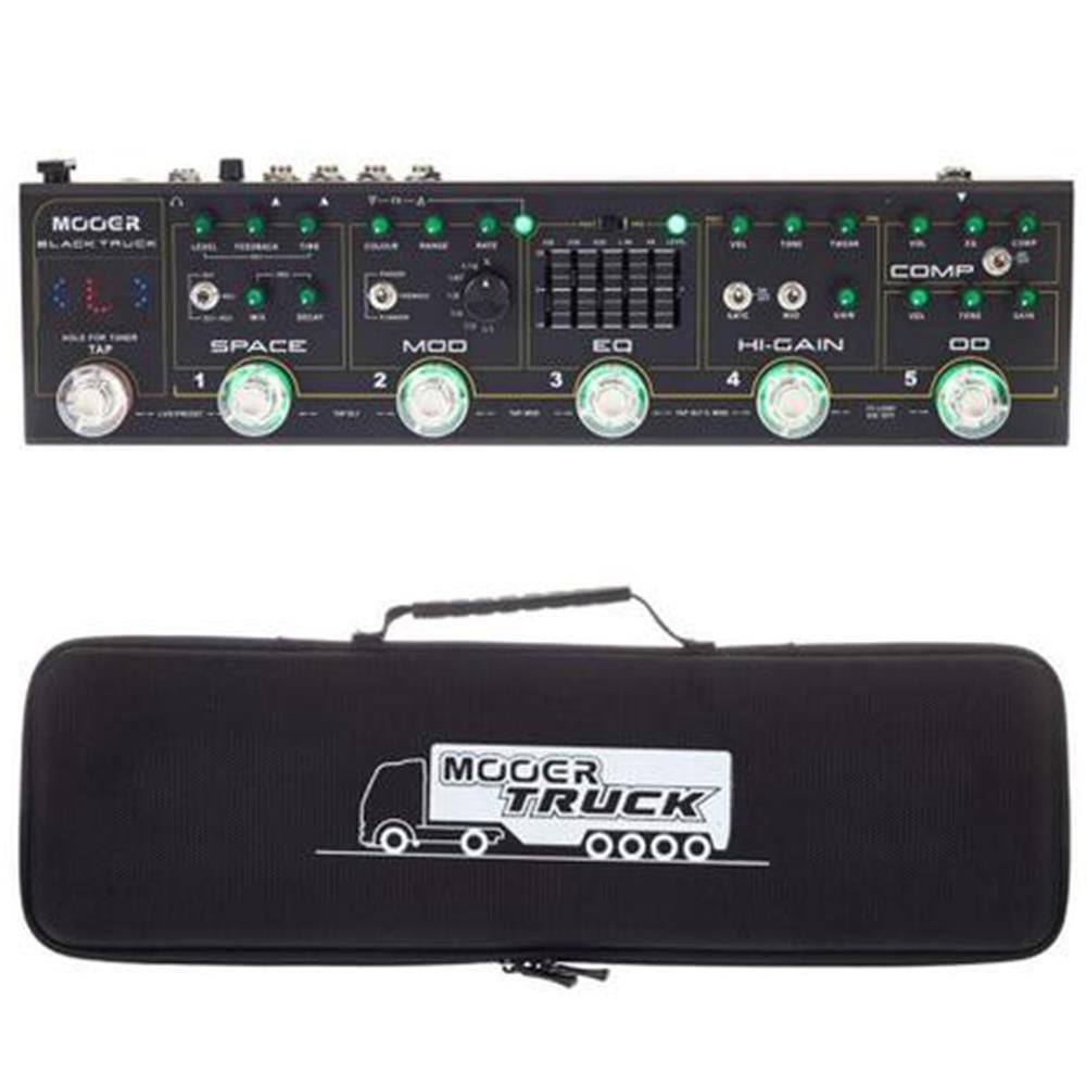 Pedaleira Mooer Black Truck | Multi Efeitos em Oferta - Toda