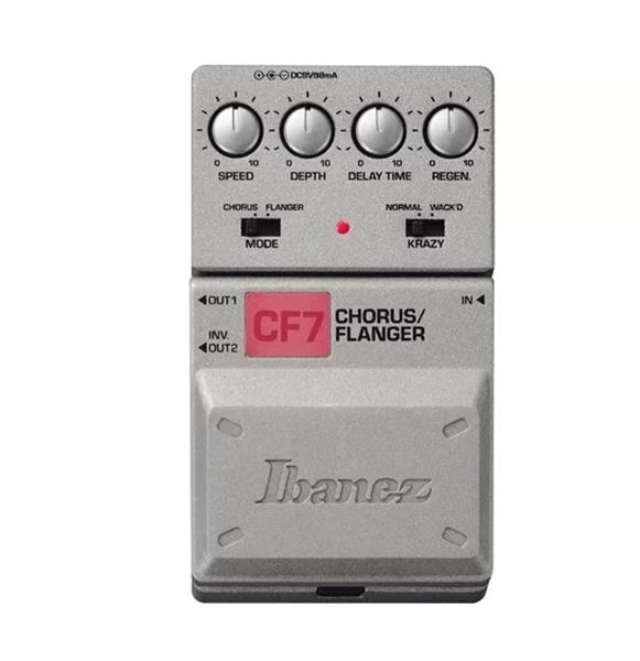 Pedal Ibanez Chorus/Flanger CF7 - Toda Música Instrumentos Musicais