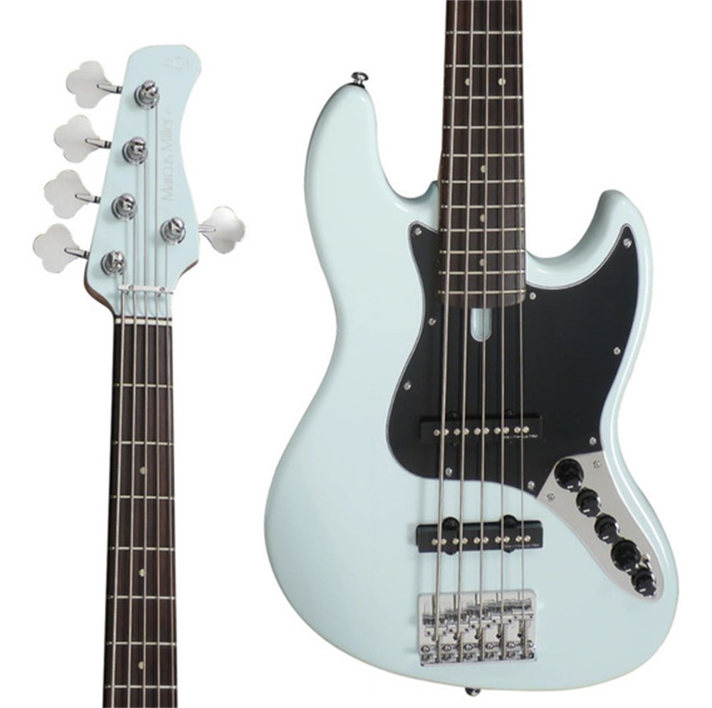 Contrabaixo 5 Cordas Sire V3 SNB Sonic Blue - Toda Música