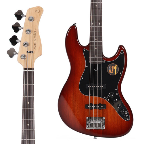 Contrabaixo 4 Cordas Sire V3 Antique Sunburst - Toda Música