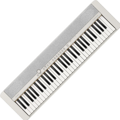 Teclado Casio CT-S1WE Casiotone Branco - Toda Música Instrumentos
