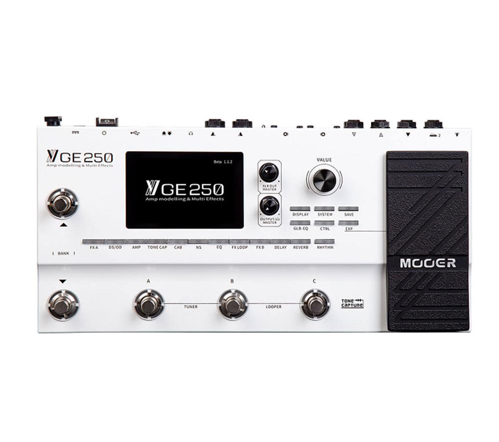 Pedaleira Para Guitarra Mooer GE250 - Toda Música Instrumentos