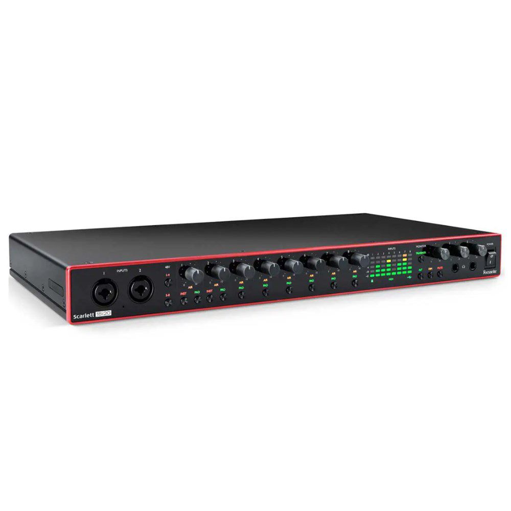 Scarlett 18i20 USBオーディオインターフェース(gen3)中古 Interface De Audio Focusrite Scarlett 18i20 3RD GEN - Toda Música