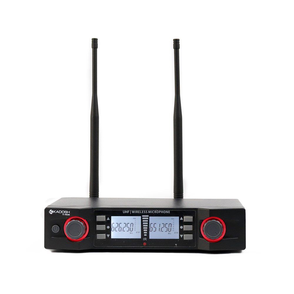 Microfone De Cabeça Sem Fio Duplo Kadosh K492HH - Toda Música