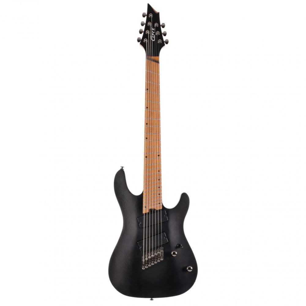 Cort エレキギター EMG HZ搭載 Guitarra 7 Cordas Cort KX 307MS OPBK Open Pore Black - Toda Música