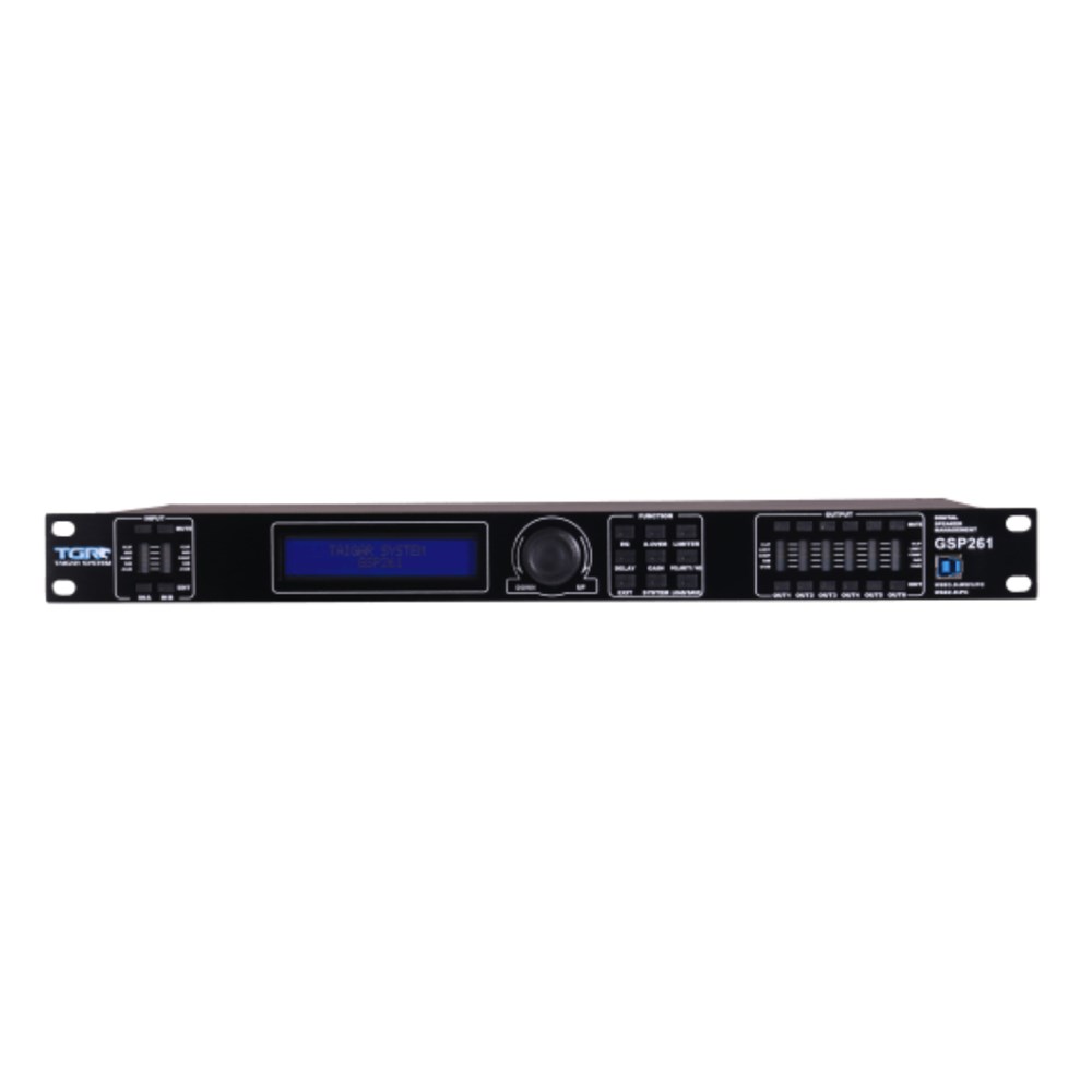 Processador De Áudio Taigar TGR GSP261 2 IN X 6 OUT - Toda Música