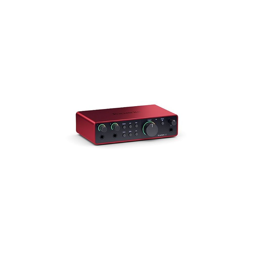 Focusrite Scarlett 2i2 4th Gen インターフェース Interface de Áudio Focusrite Scarlett 2I2 4th Geração Vermelho