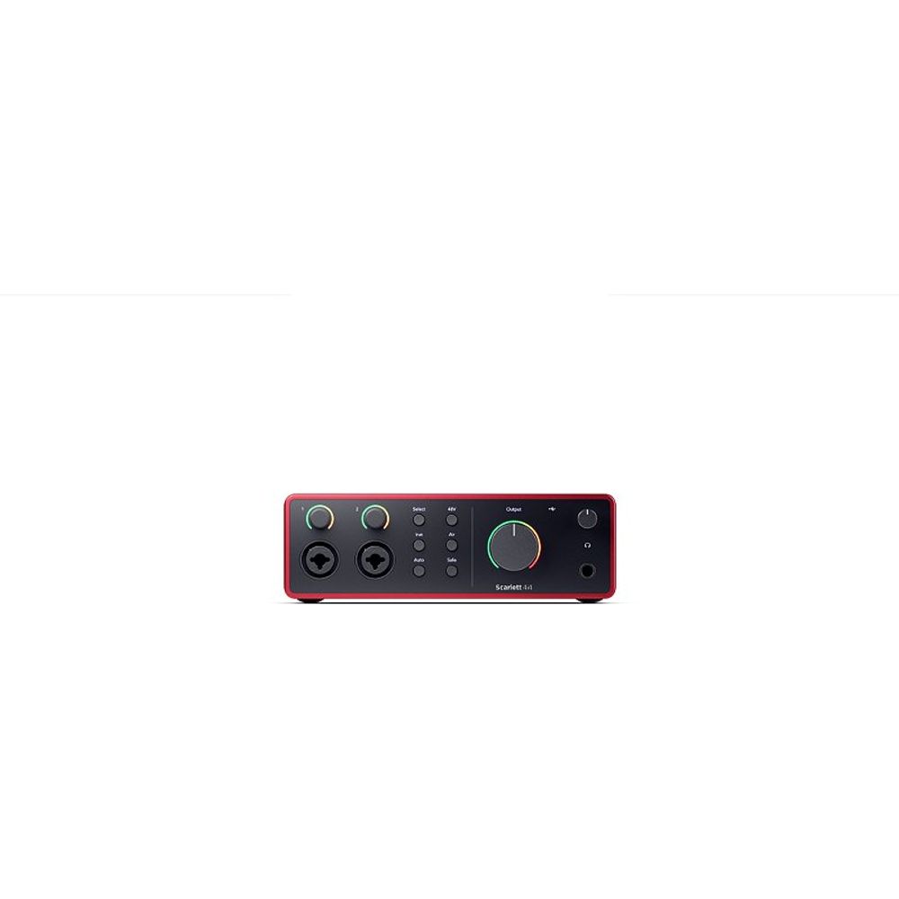 Focusrite Scarlett 4I4 (4ª Geração) - Áudio de Alta Qualidade
