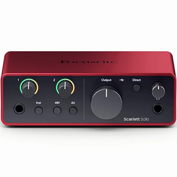 Focusrite Scarlett Solo gen4 美品 Interface De Audio Focusrite Scarlett Solo 4TH GEN - Toda Música