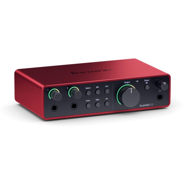 Focusrite Scarlett 2i2 4TH GEN - Qualidade Sonora Profissional