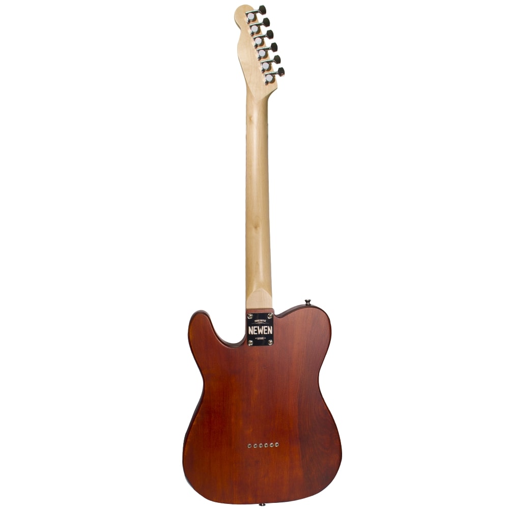 Guitarra Tele Newen TL Dark Natural Wood - Toda Música