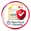 Nota fiscal e garantia LG