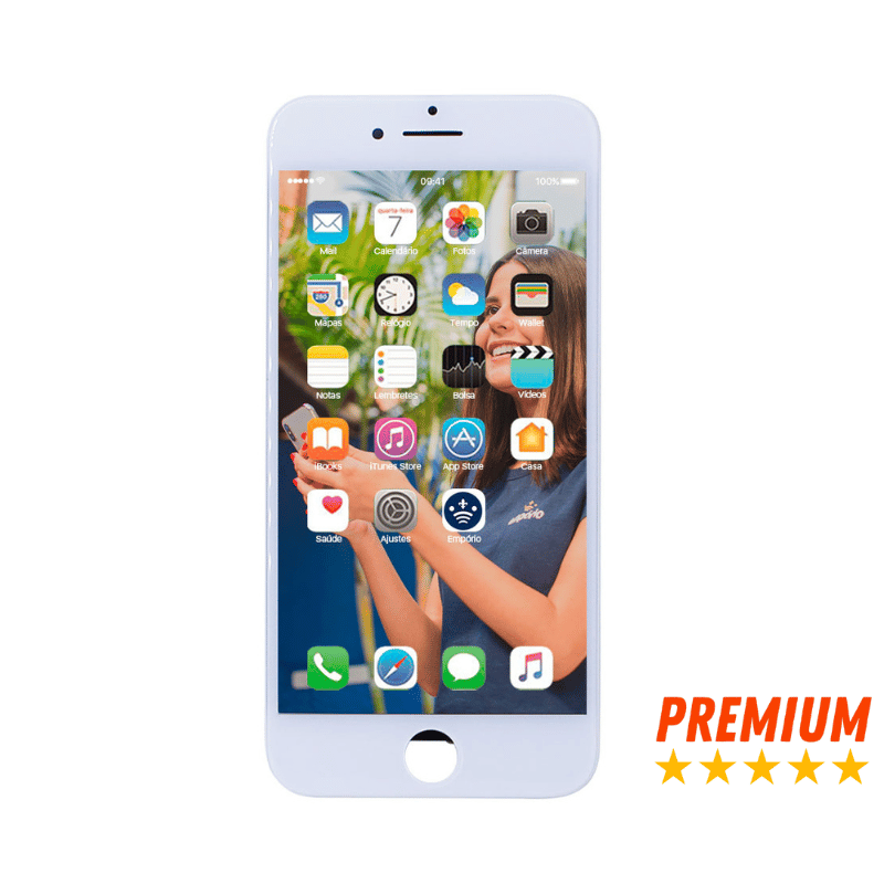 Tela Frontal Touch Display Iphone 7 - Premium - W&J peças e acessórios