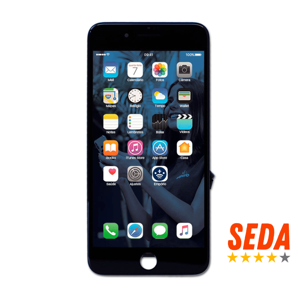 Apple Tela Frontal Touch Display Iphone 7 Plus - Seda - W&J peças
