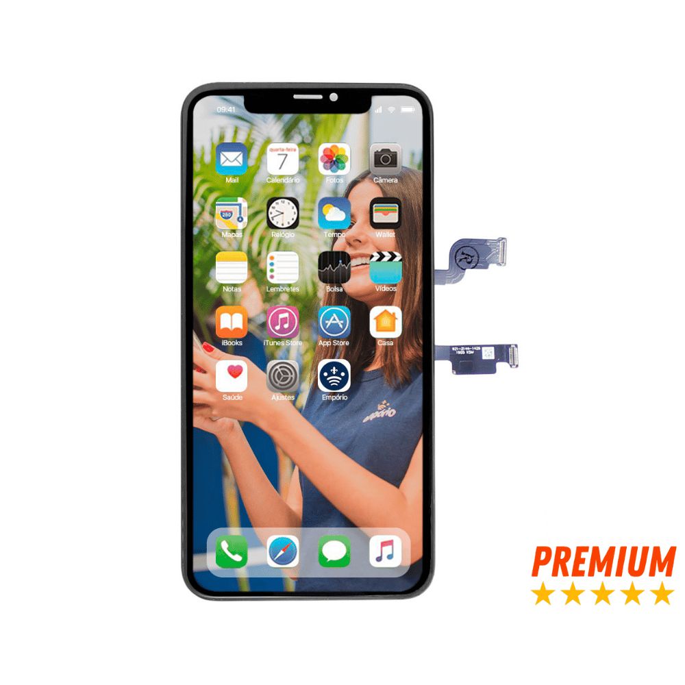Apple Tela Frontal Touch Display Iphone XS - Premium - W&J peças e