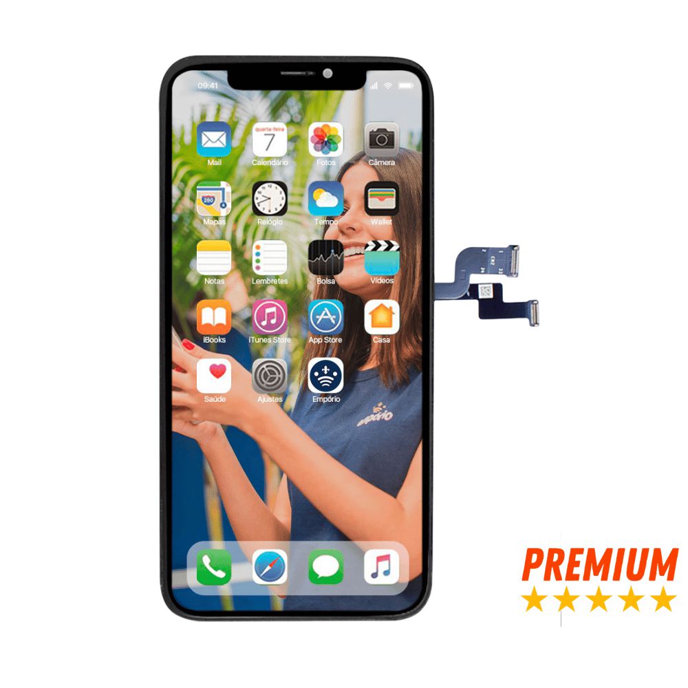 Apple Tela Frontal Touch Display Iphone X - Premium - W&J peças e