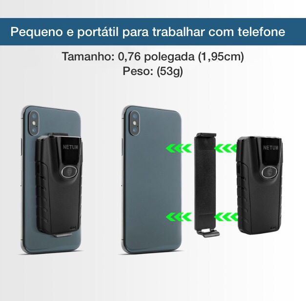 Leitor Código De Barras Scanner Qr Code 2D Bolso Netum E800 Leitor Código De Barras Scanner Qr Code 2D Bolso Netum E800