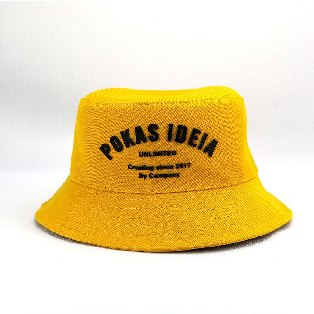 Bucket Hat Pokas Ideia Yellow - POKAS IDEIA