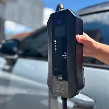 Carregador portátil de carro elétrico 7,2 kW Wallbox - Black