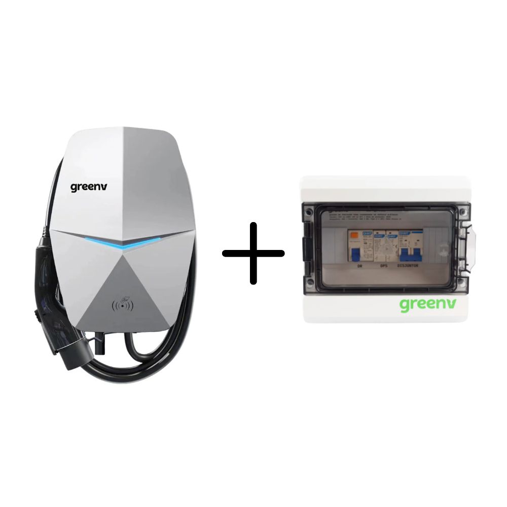 Kit K Series 7 kW – Wallbox Zeeda + Quadro de Proteção GreenV