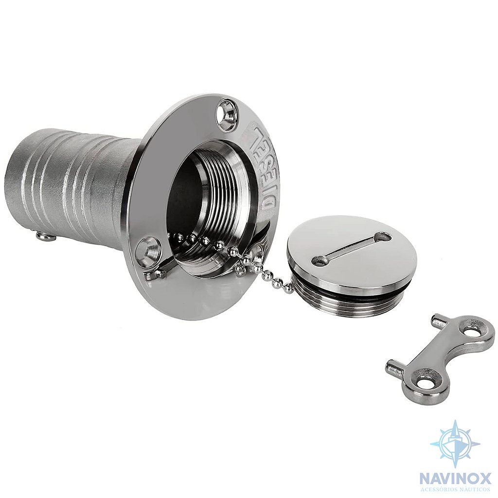 Bocal de Abastecimento Diesel Inox