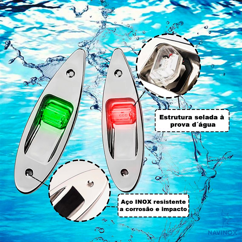 Luz de Navegação Bombordo e Boreste